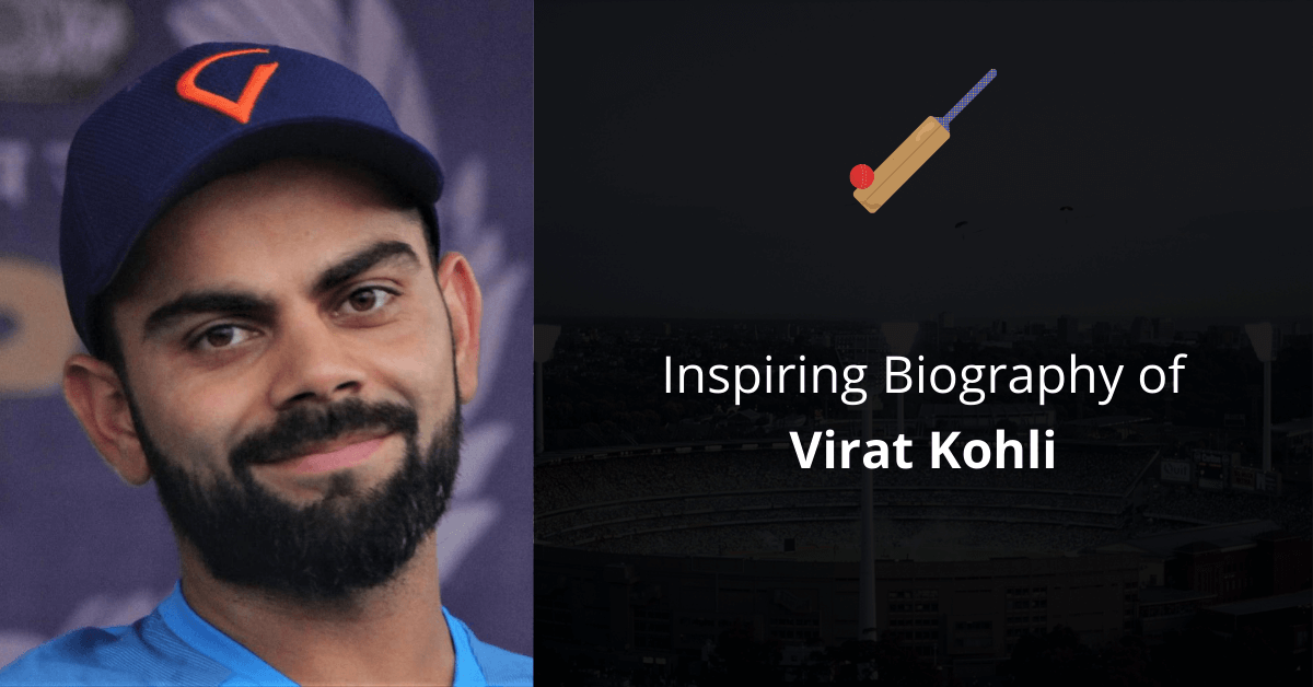 write a biography of virat kohli within 100 words